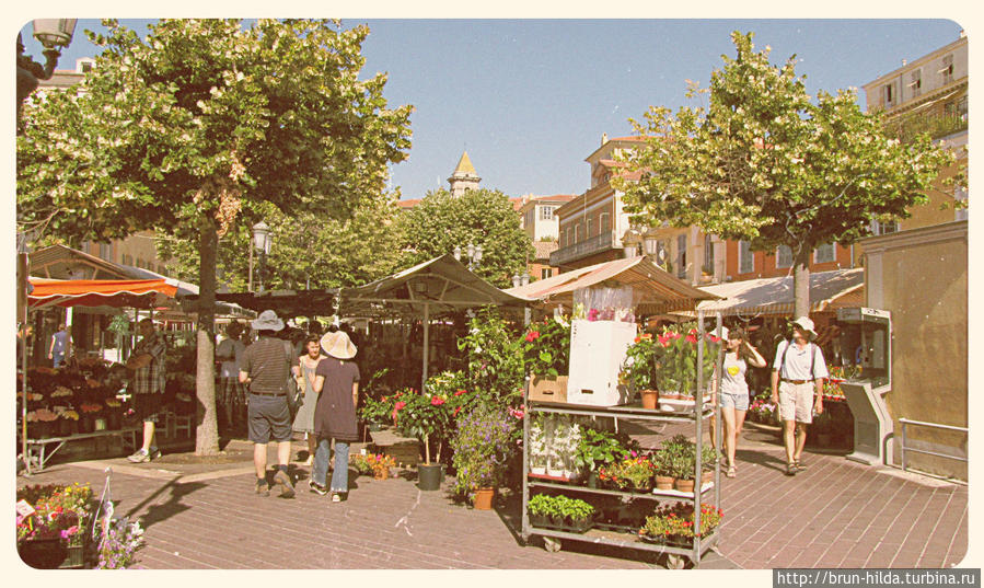 дешевый рынок в Ницце Ницца, Франция