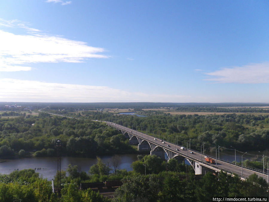 Вид на реку Клязьму Владимир, Россия