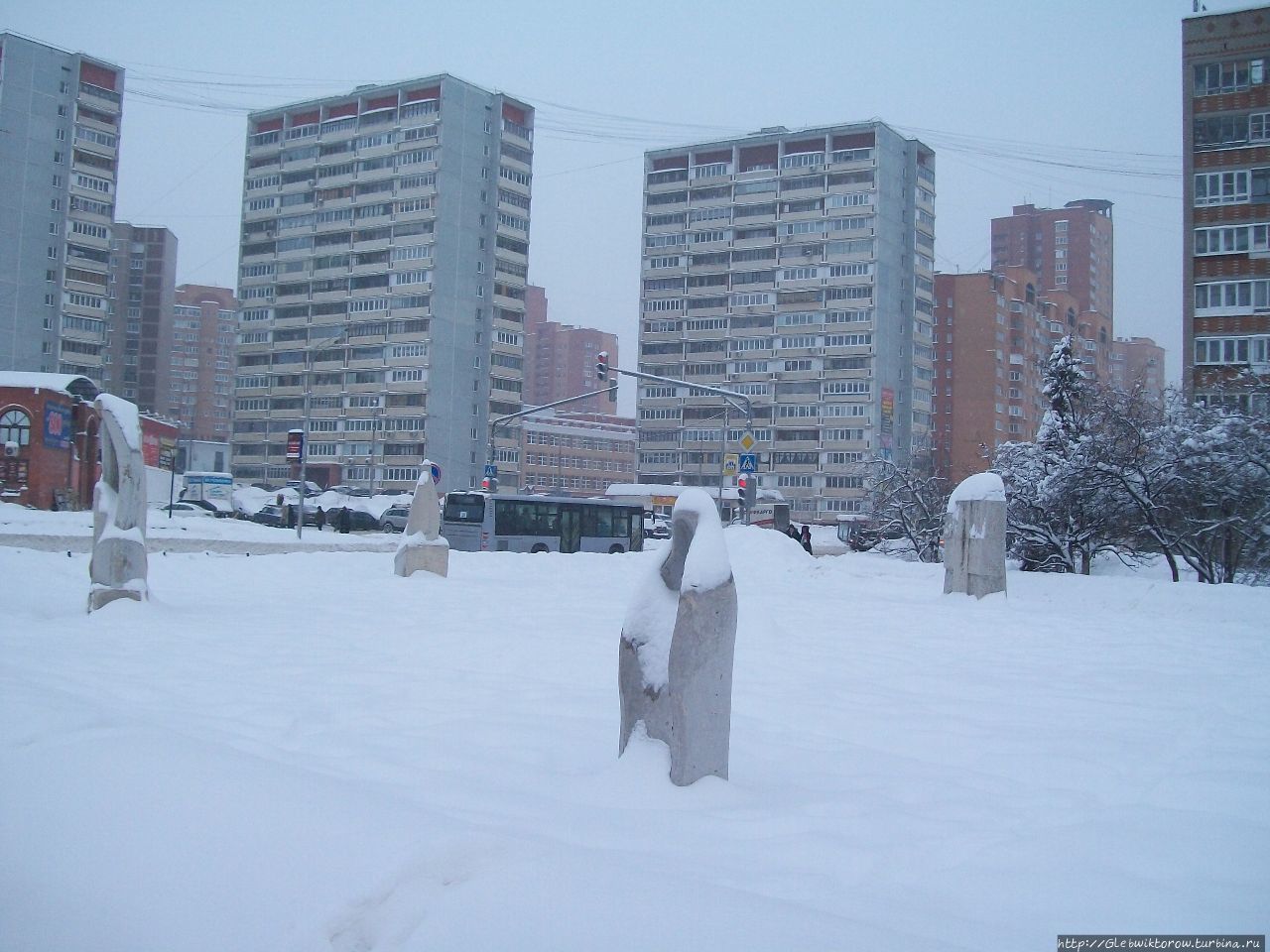 Прогулка по центру города Дзержинский, Россия