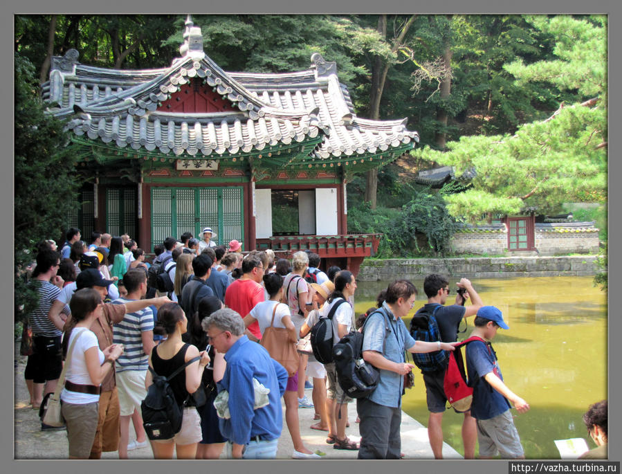 Дворцовый комплекс Чхандоккун. Секретный сад. Сеул, Республика Корея