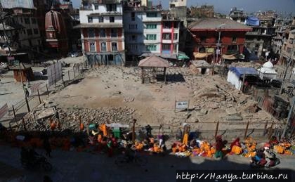 После землетрясения. Из интернета Катманду, Непал