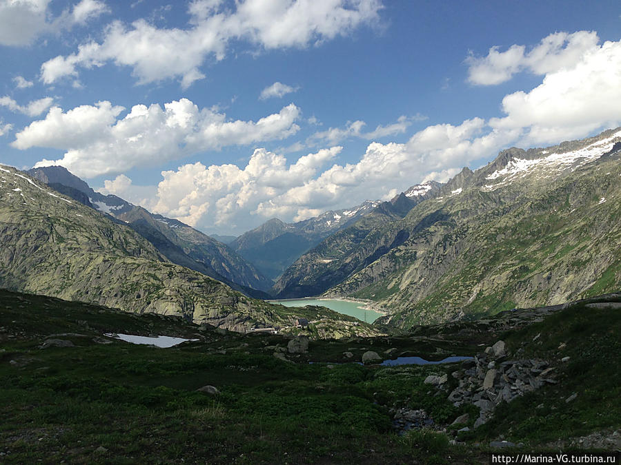 Один из красивейших перевалов через Альпы — Grimselpass Кантон Берн, Швейцария