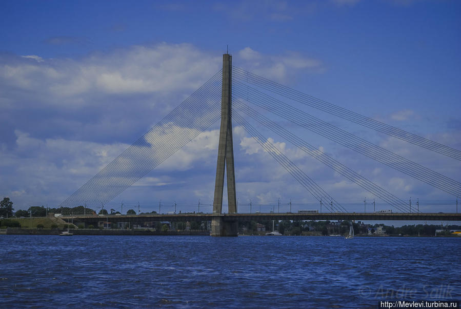 На лодочке по Двине Рига, Латвия