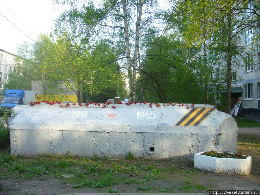 Одноамбразурный пулеметный ДОТ (район обороны Ижора) Санкт-Петербург, Россия