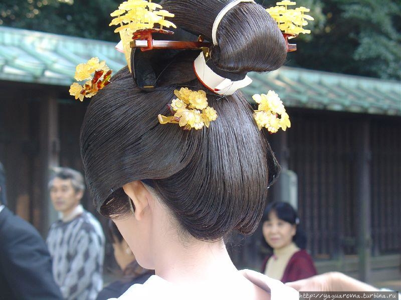 Фото из интернета. Свадебная прическа невесты. Япония