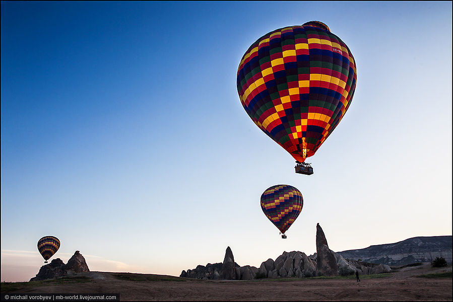 Воздушные шары Каппадокии Каппадокия - Гереме Национальный Парк, Турция