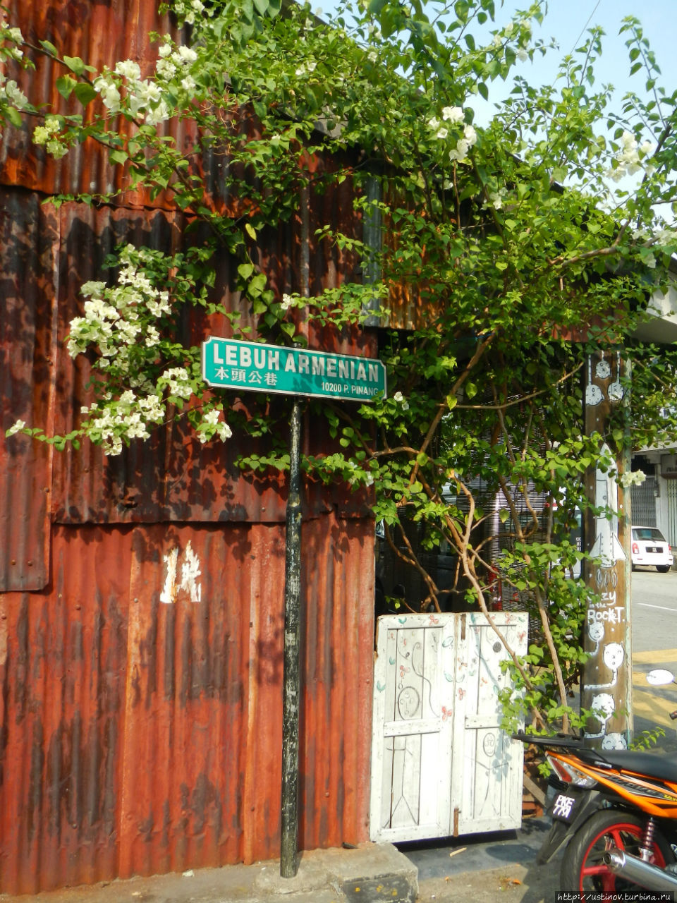 Армянская улица в Джорджтауне, Малайзия Джорджтаун, Малайзия