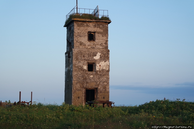 Японский маяк. Южно -Курильск. Сахалинская область, Россия