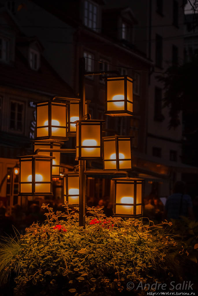 Сумерки в Старой Риге Рига, Латвия