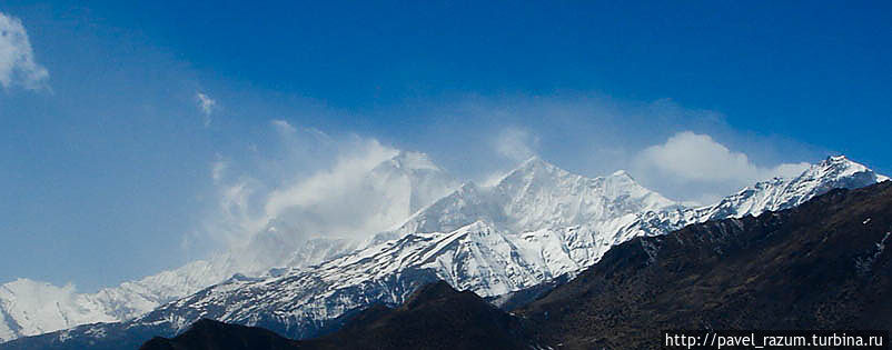 Это Дхаулагири (8167м) ! Муктинатх, Непал