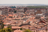 Вид на город со смотровой площадки возле замка (Castillo)