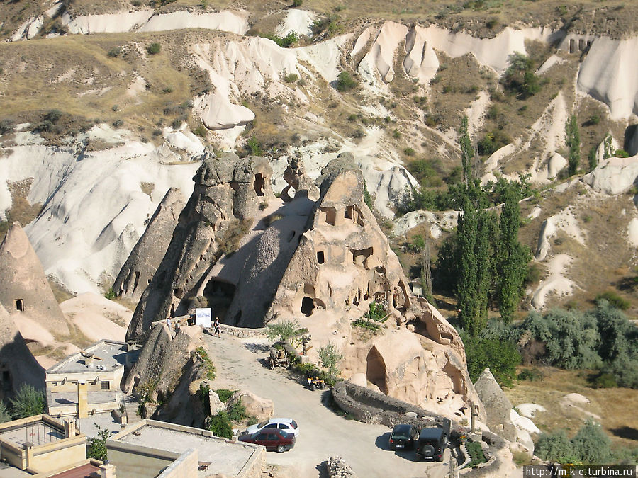 Виды со скалы Учхисар, Турция