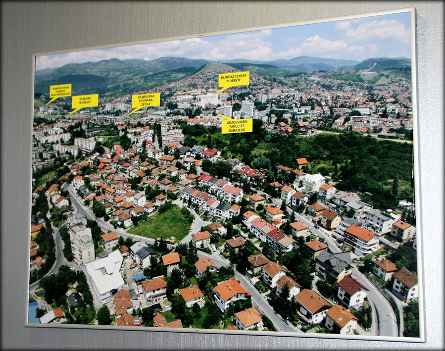 Сараево — вид сверху Сараево, Босния и Герцеговина
