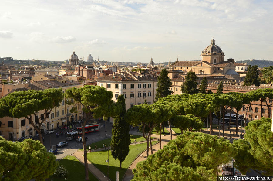 Панорама с Витториано Рим, Италия