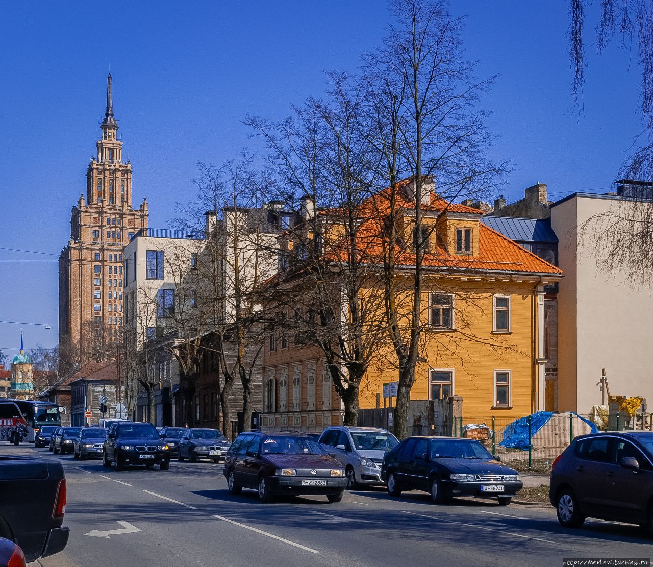 На променаде Рига, Латвия