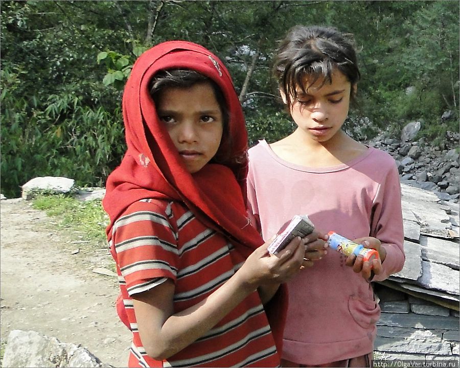 Дети высоких гор Аннапурна Национальный Парк, Непал