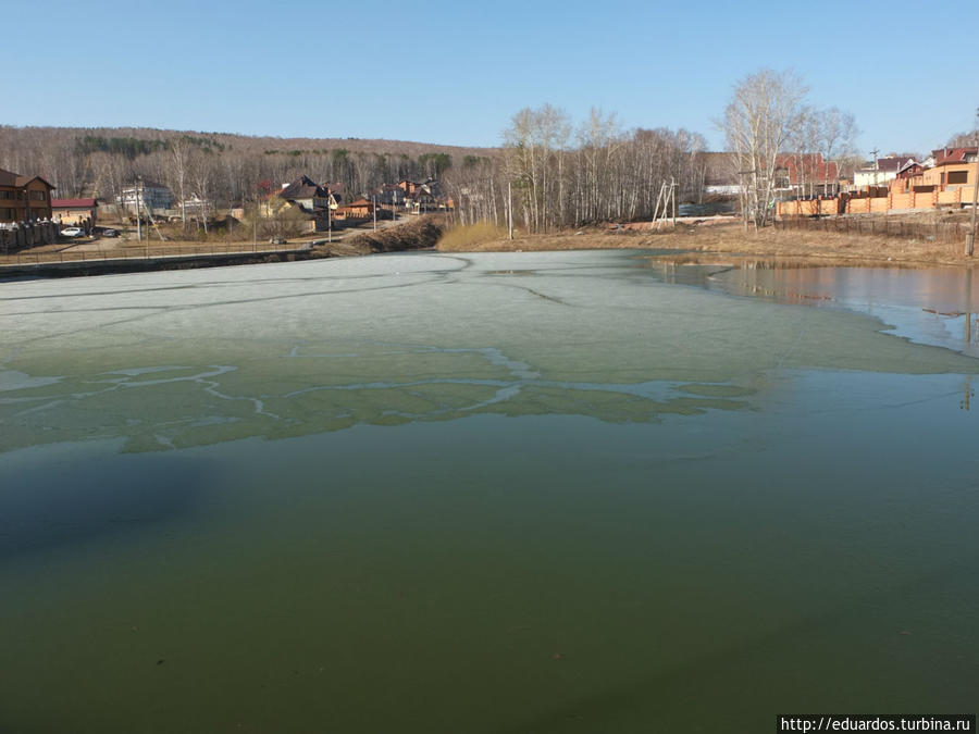 Зелёный лёд — пикников предвестник))) Красноярск, Россия