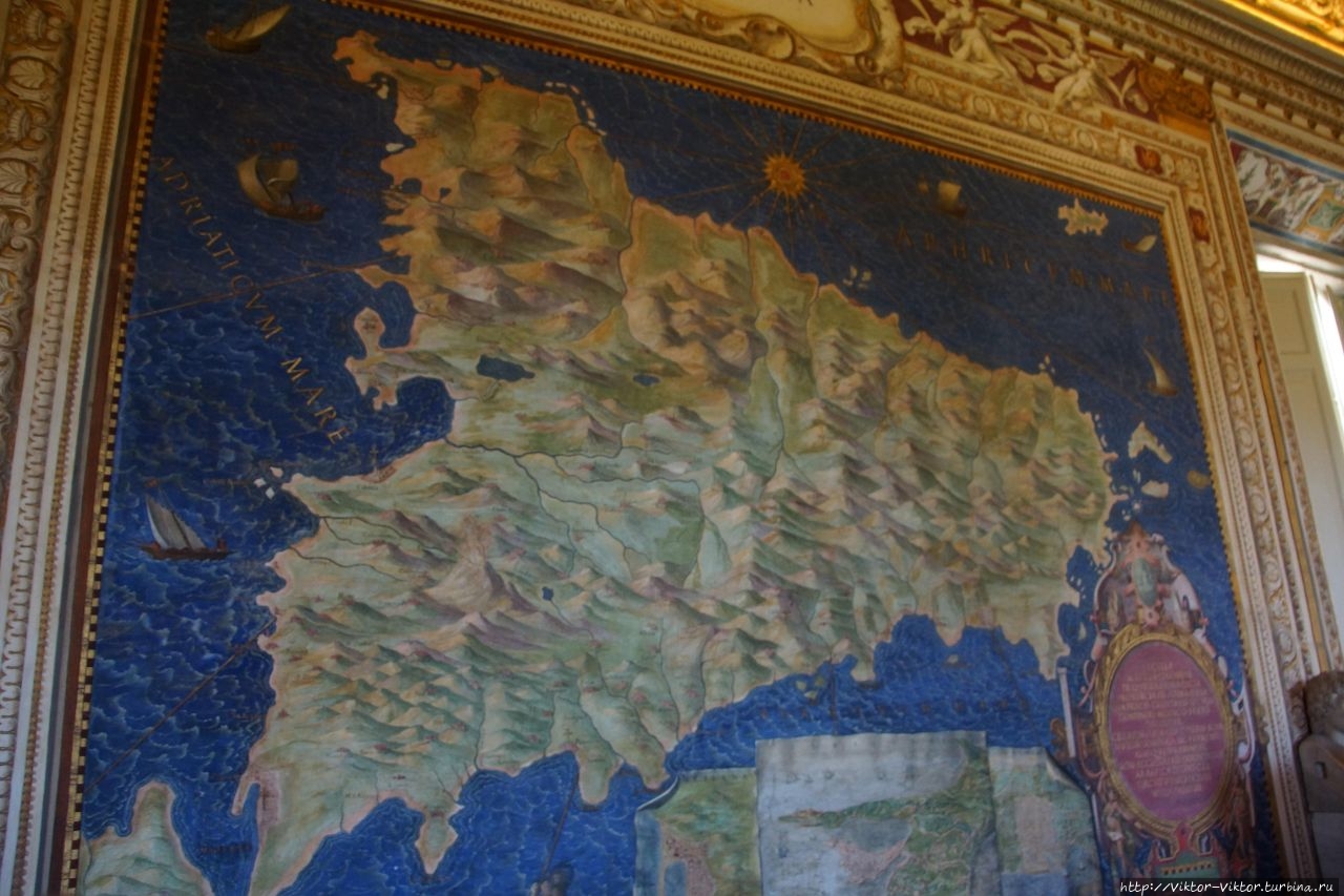 Галерея географических карт Ватикан (столица), Ватикан