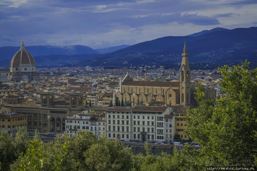 Италия, Флоренция. Площадь Микеланджело Флоренция, Италия