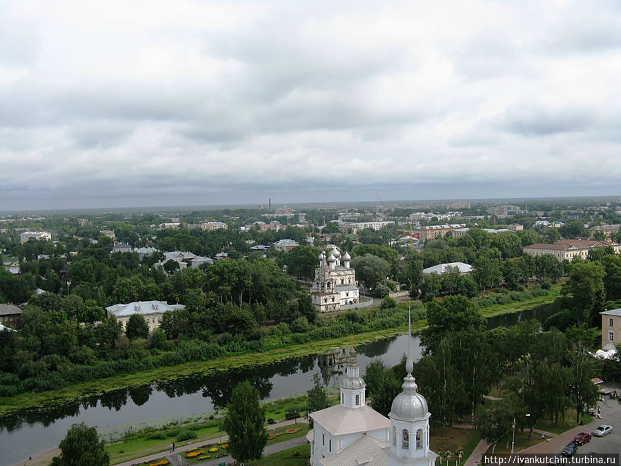Вологда с колокольни Софийского Собора