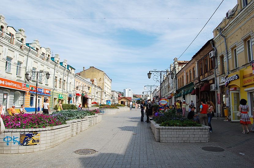 Улица адмирала Фокина — владивостокский Арбат Владивосток, Россия