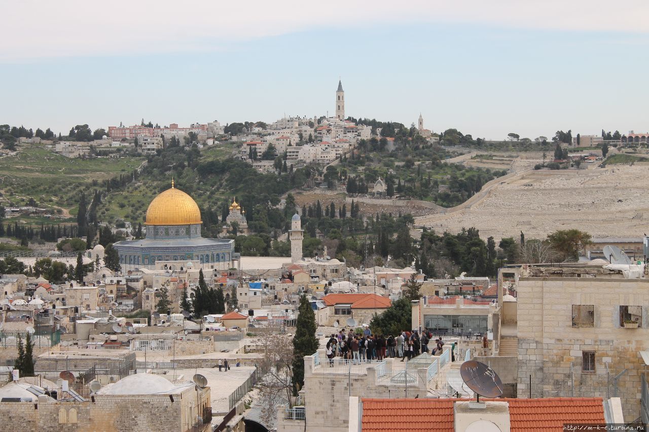 Башня Давида днем и ночью Иерусалим, Израиль