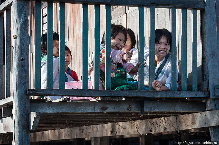 Рынок на воде Озеро Инле, Мьянма
