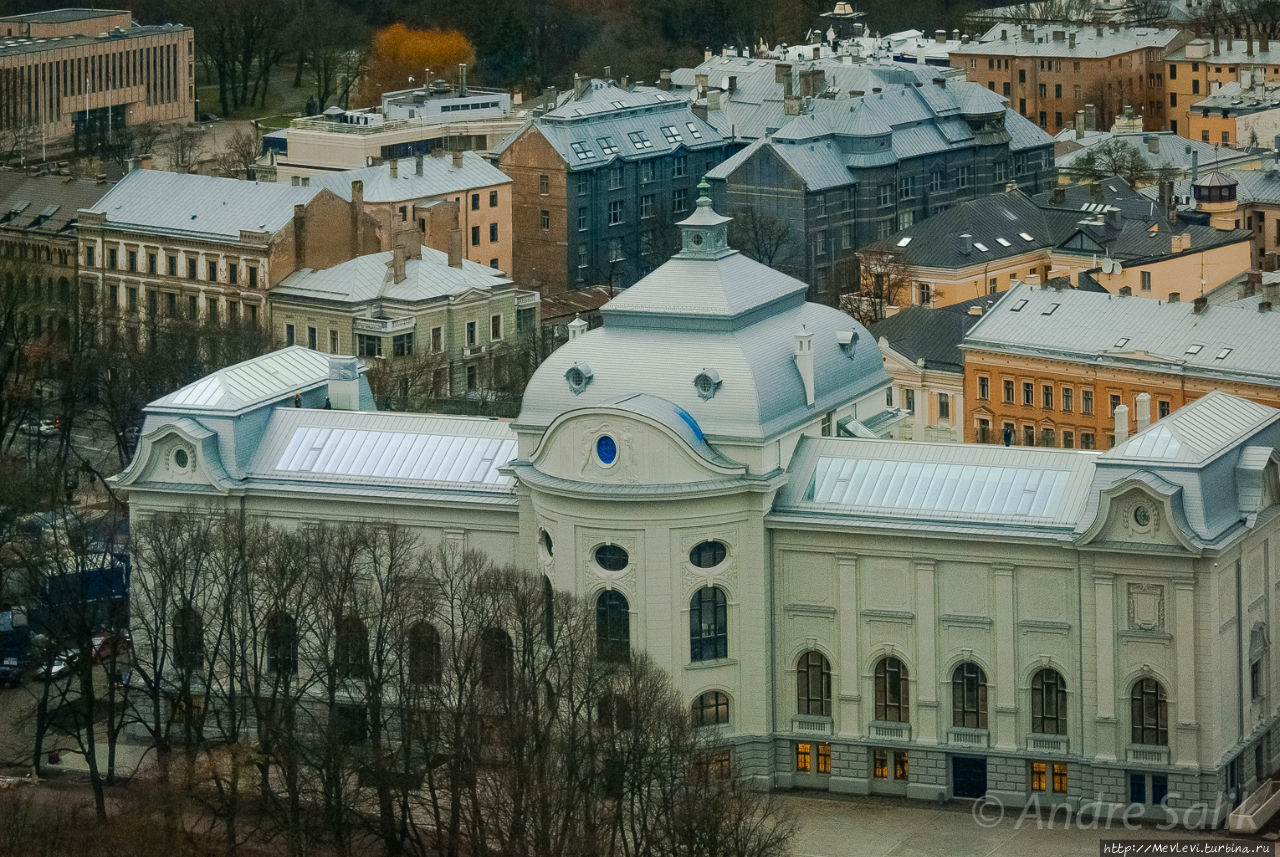 Рига в сумерках Рига, Латвия