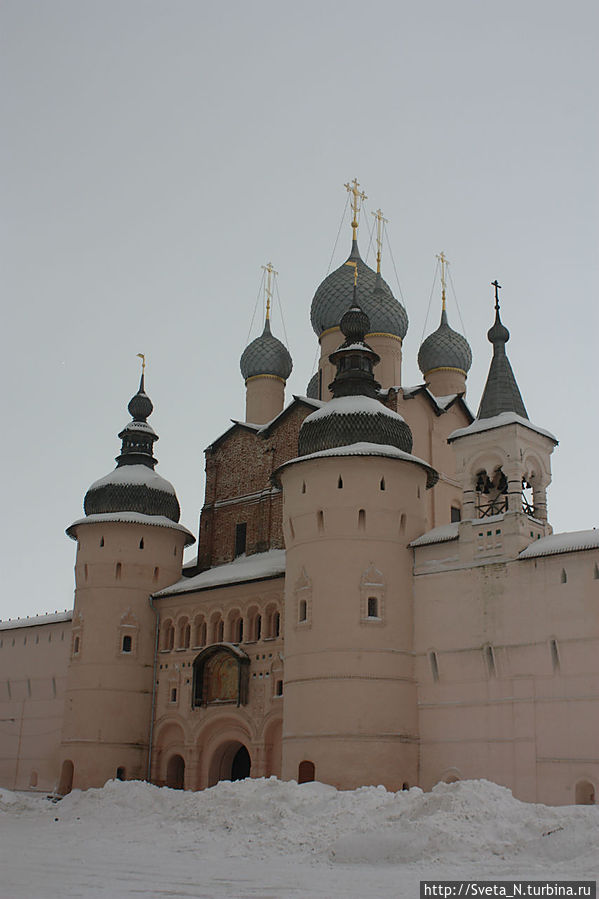 Ростовский кремль зимой Ростов, Россия