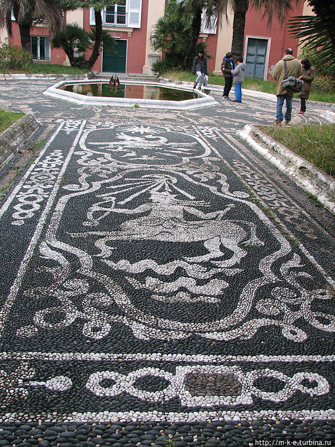 Мозаика террасы Генуя, Италия