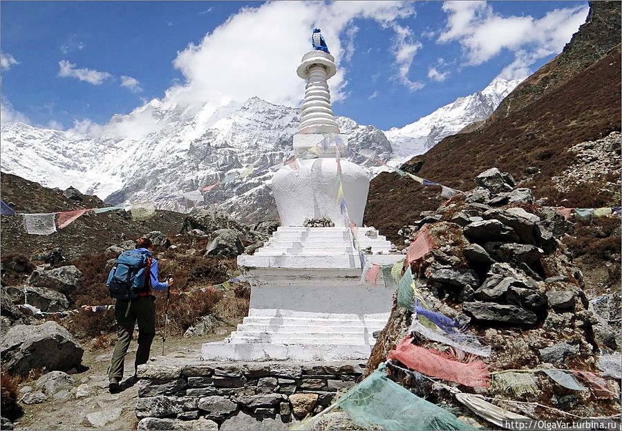 Вот и добрались до первой отметки. Теперь предстоит небольшой часовой подъем по каменистому склону