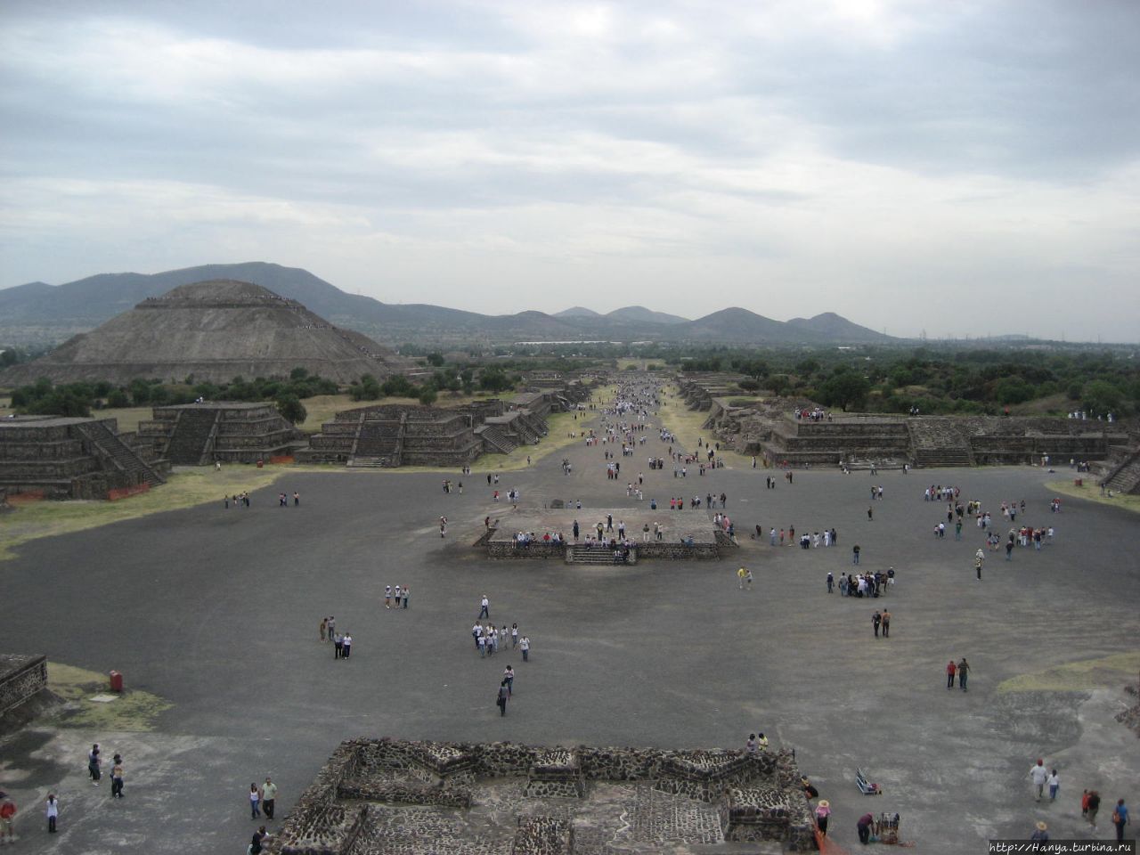 Площадь Луны Теотиуакан пре-испанский город тольтеков, Мексика