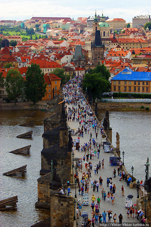 Староместская башня Карлова моста Прага, Чехия
