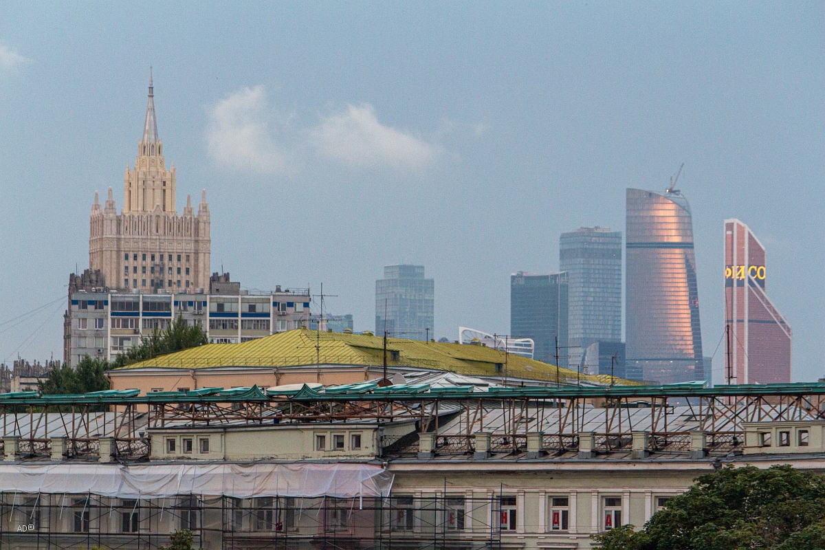 Виды Москвы с Большого Каменного моста Москва, Россия