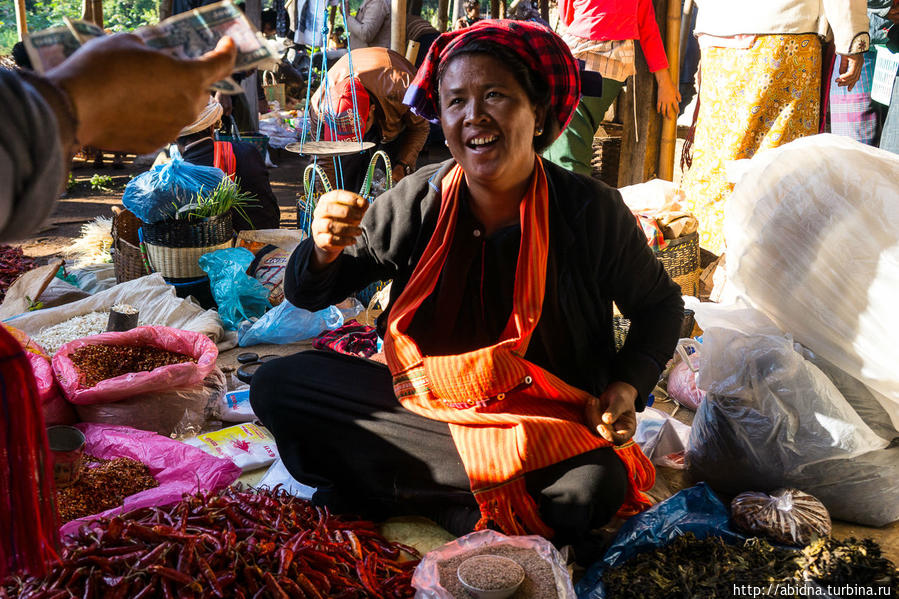 Рынок на озере Инле. День 1 Озеро Инле, Мьянма