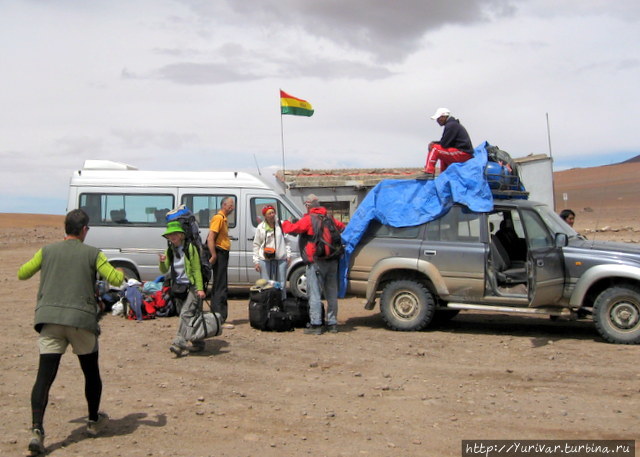 Начало джип-сафари по высокогорной Боливии Сан-Педро-де-Атакама, Чили