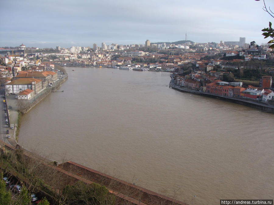 Вид со сторожевой башни Порту, Португалия