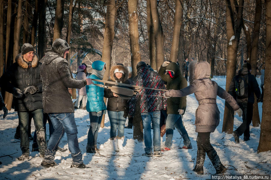 Большая снежная битва в Москве Москва, Россия