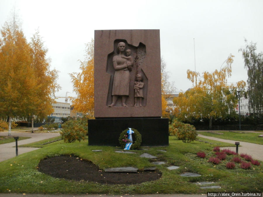 На мемориальном кладбище. Лаппеенранта, Финляндия