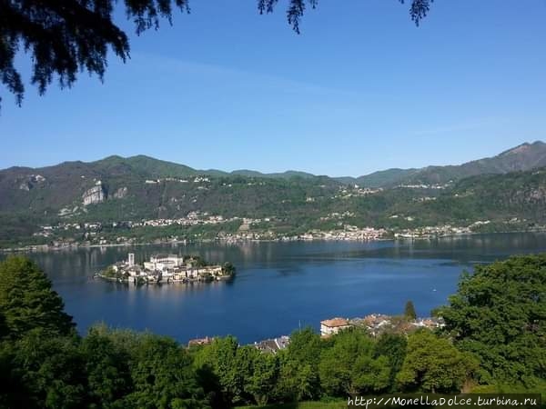 Пешеходный маршрут в Orta San Giulio Орта-Сан-Джулио, Италия