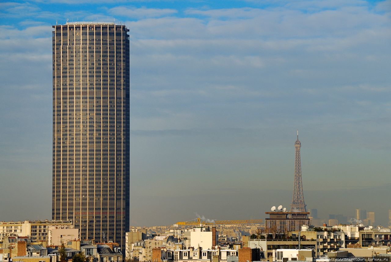 Башня Монпарнас в Париже Париж, Франция