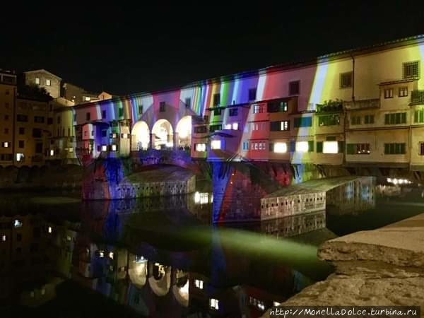 Пешеходный маршрут: Ponte Vecchio -piazzale degli Uffizi Флоренция, Италия