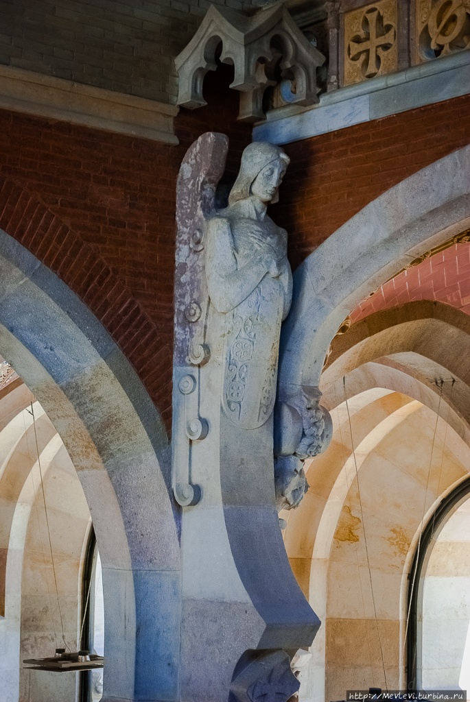 Внутри Hospital de Sant Pau Барселона, Испания