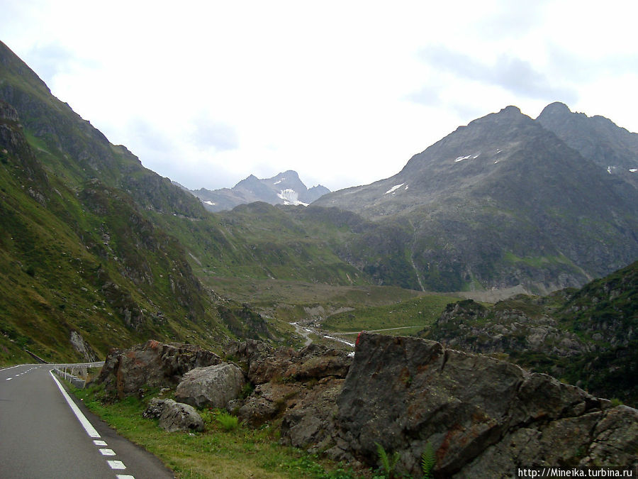 Горный перевал Susten Pass Кантон Ури, Швейцария