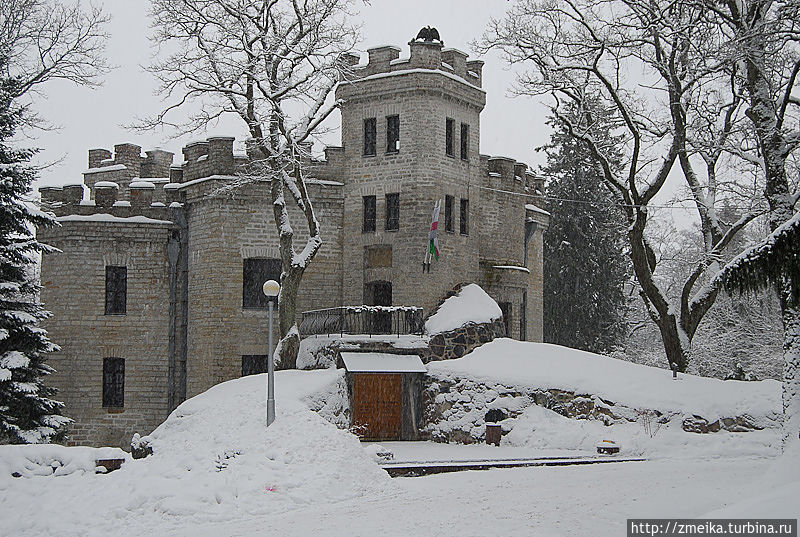На склоне Мустамяэ, по проекту вон Глена возвели двухэтажный замок в 1886 году. В 1918, после отъезда Николая, замок был разграблен, полностью отреставрирован он только к 1960 году при участии ТТУ. Таллин, Эстония