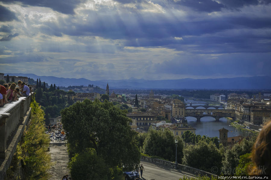 Италия, Флоренция. Площадь Микеланджело Флоренция, Италия