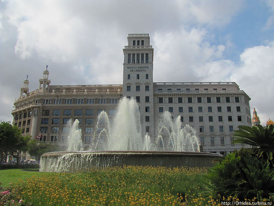 Площадь Каталонии в Барселоне — центральнее не бывает Барселона, Испания