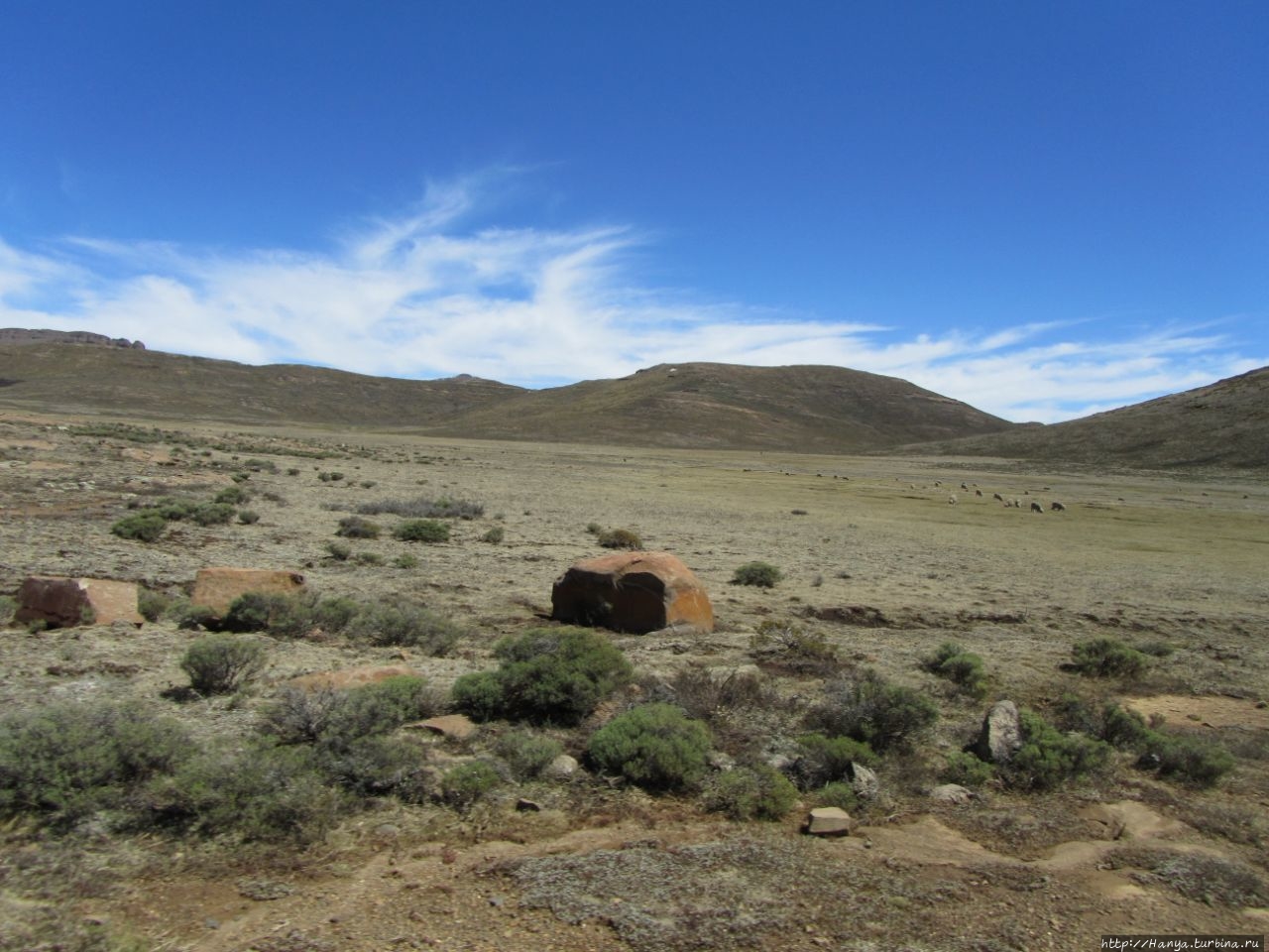 Деревня Basotho Драконовы горы, Лесото