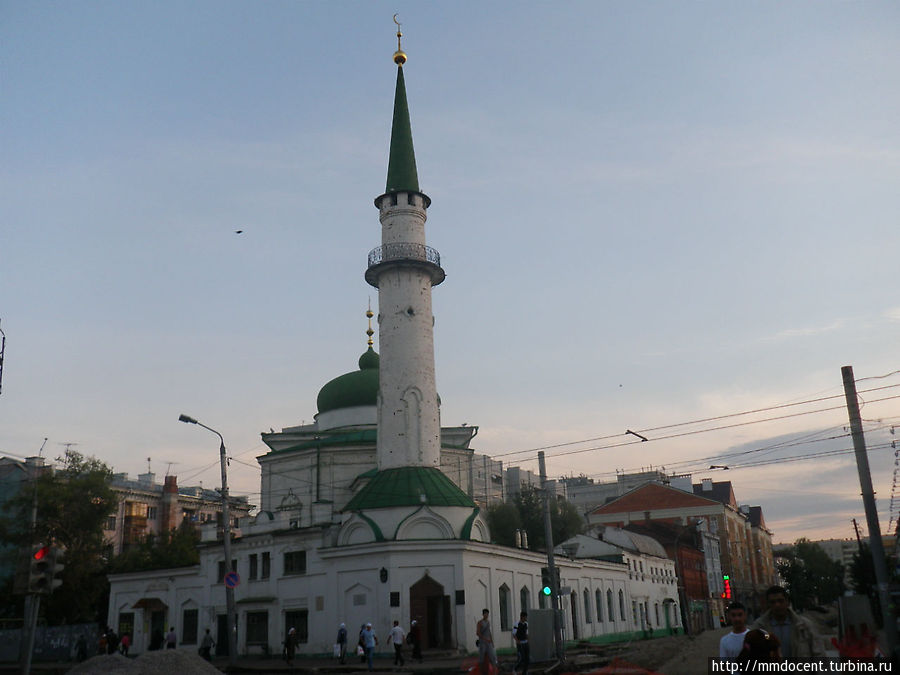 Рядом с этой Соборной мечетью, построенной в 19 веке, мы жили Казань, Россия