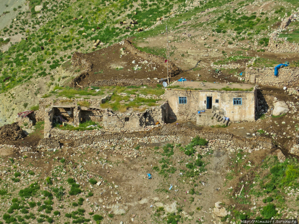 Дворец Исхак-Паши у подножия вулкана Арарат.